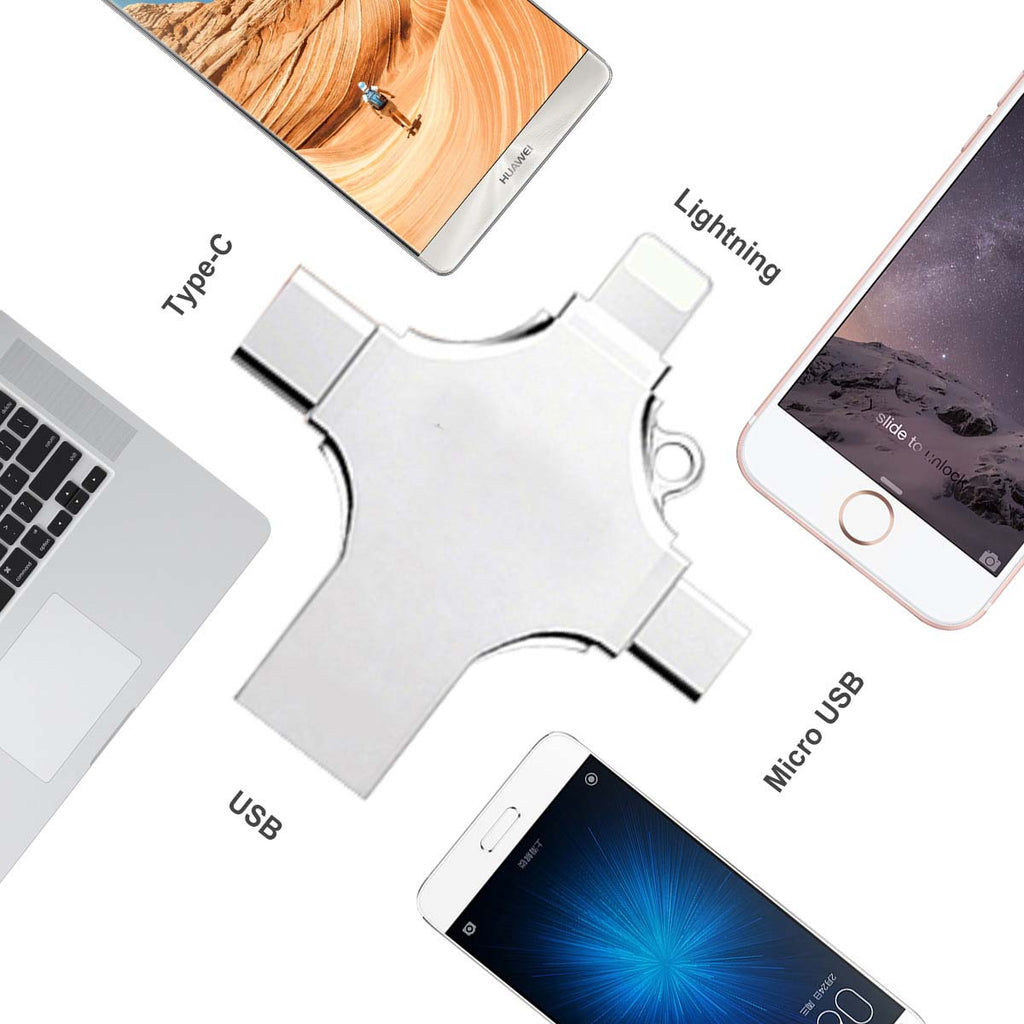 128 GB 4-in-1 USB 3.0 - Compatible
