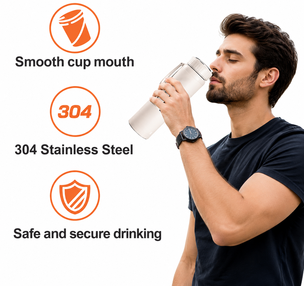 Large Capacity Stainless Steel Thermos