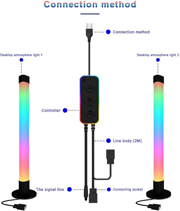 Smart LED Light Bar RGB Lights