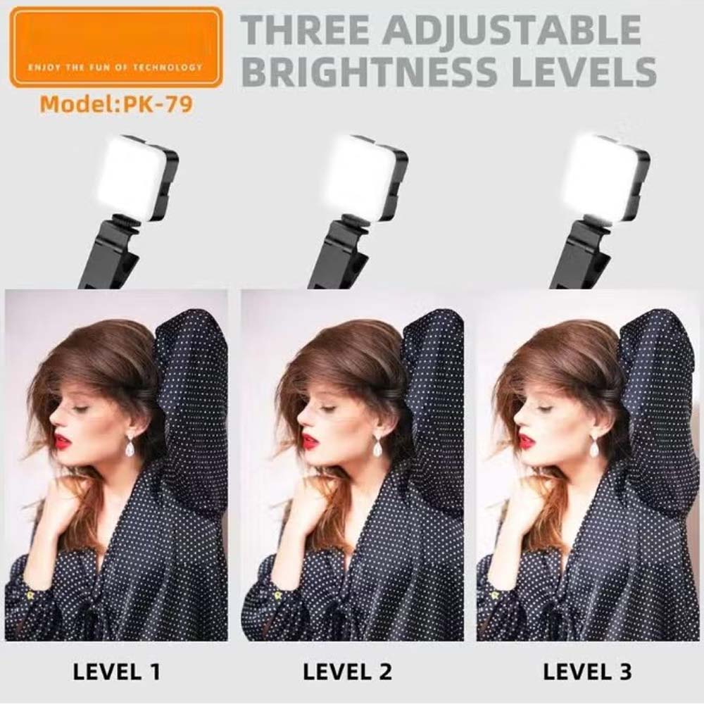 PK79 Mini LED Video Light 6000K Dimmable