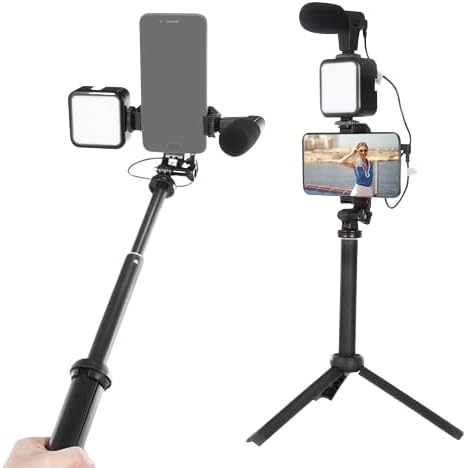 Live Set Fill Light Selfie Stick Tripod