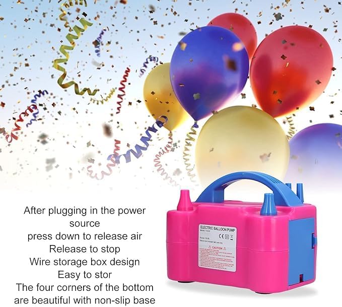 Electric Balloon Pump with Storage Box