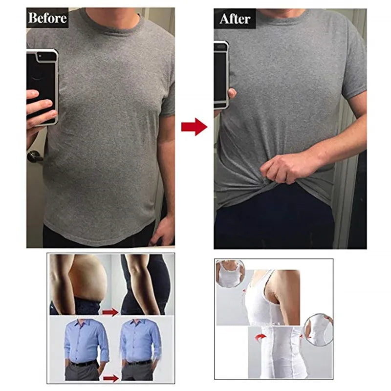 Men’s Slimming Body Shaper Compression Shirt