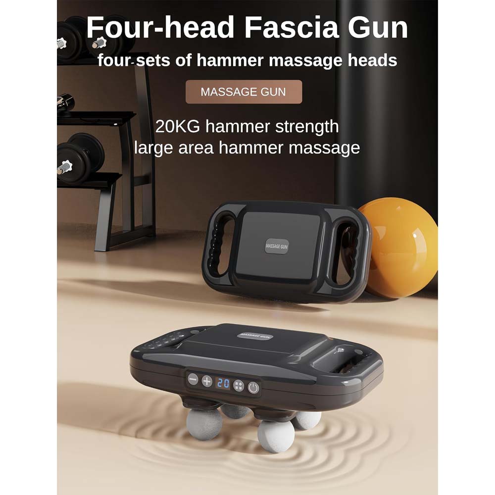 4-Head Massage Gun Deep Tissue
