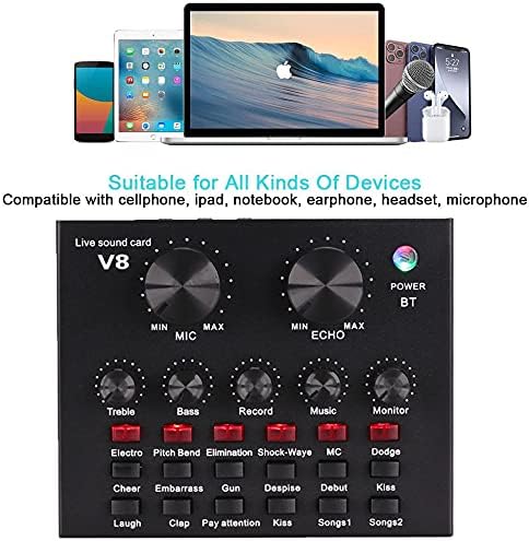 V8 Sound Card for Live Streaming