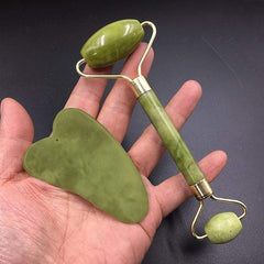 Jade Roller and Gua Sha Set
