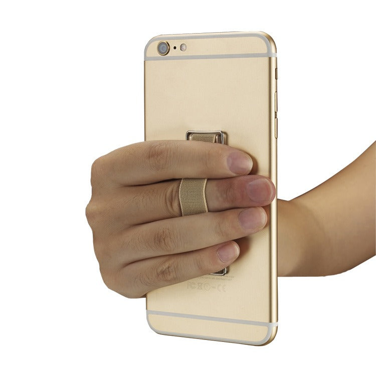 Elastic Strap Phone Holder with Finger Grip