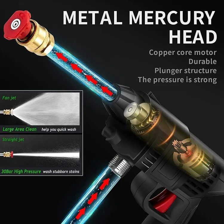 Heavy Duty Cordless Portable Battery Washer