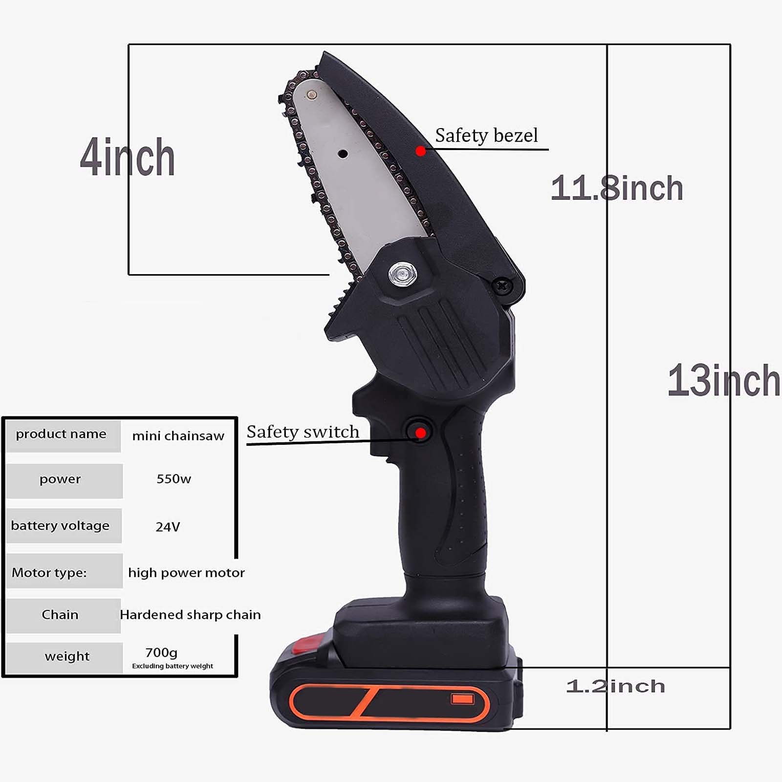 Brushless Cordless Chainsaw