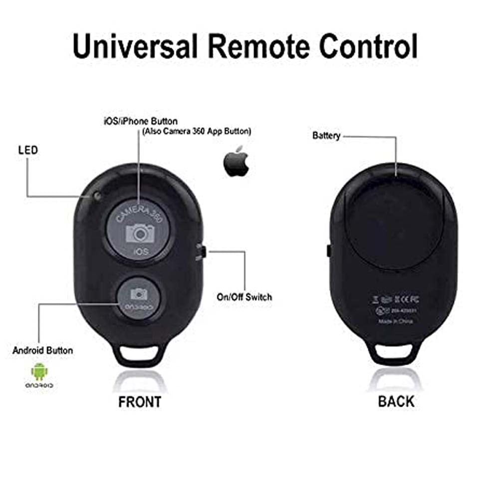Bluetooth Remote Shutter Button for Selfie Stick