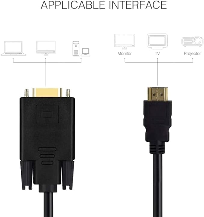 1.5 Meter WGL HDMI Male to VGA Male Video