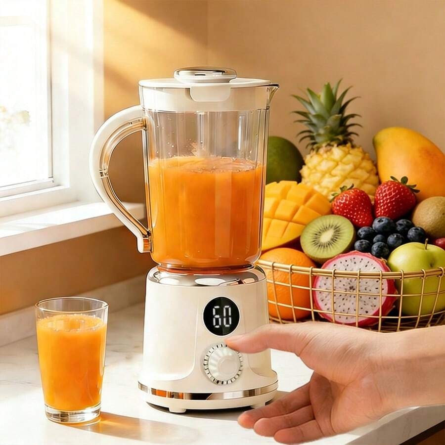 Portable USB Rechargeable Blender with LED Display