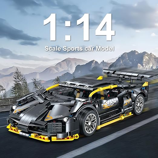 1215-Piece Sports Car Building Blocks