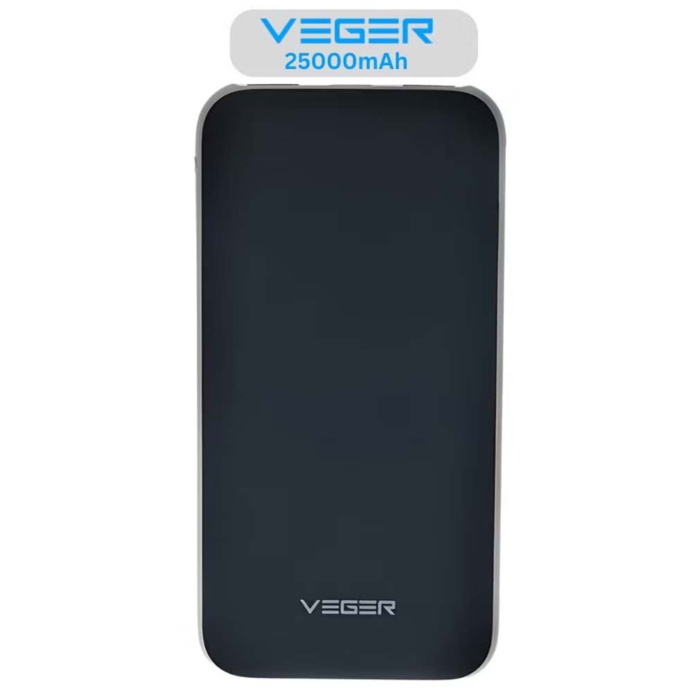 VEGER 25000mAh Power Bank 92.5W high-speed portable charger