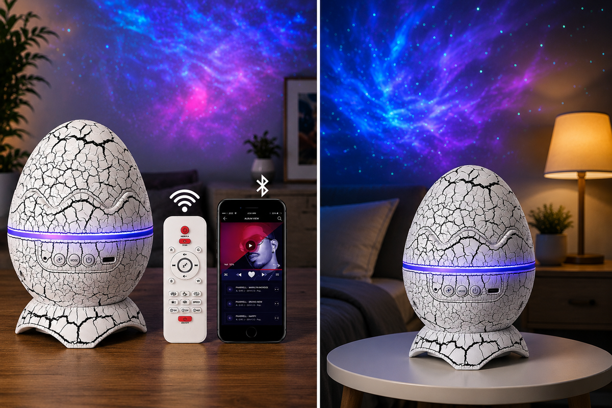 Galaxy Projector Dinosaur Egg