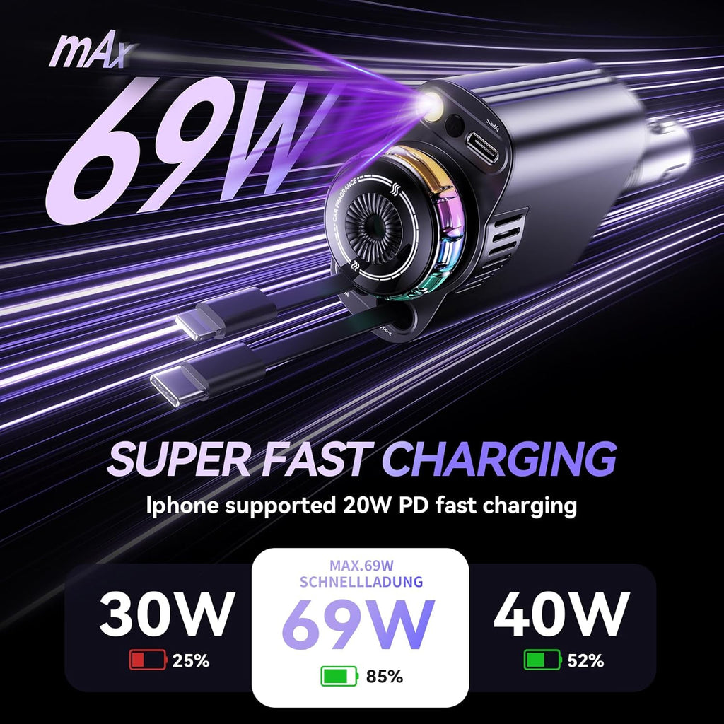 Luxury Retractable Car Charger