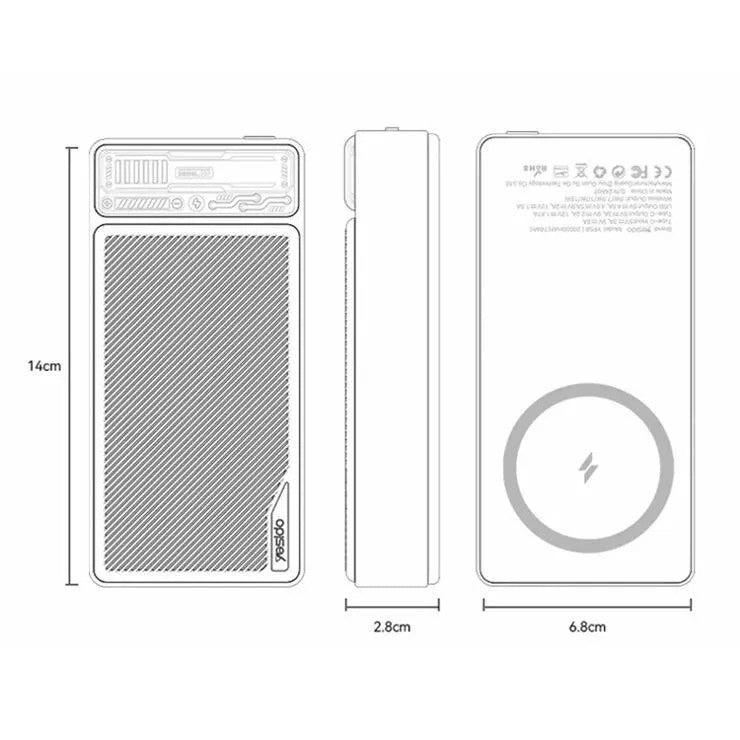 YP58 20000mAh Magnetic Power Bank