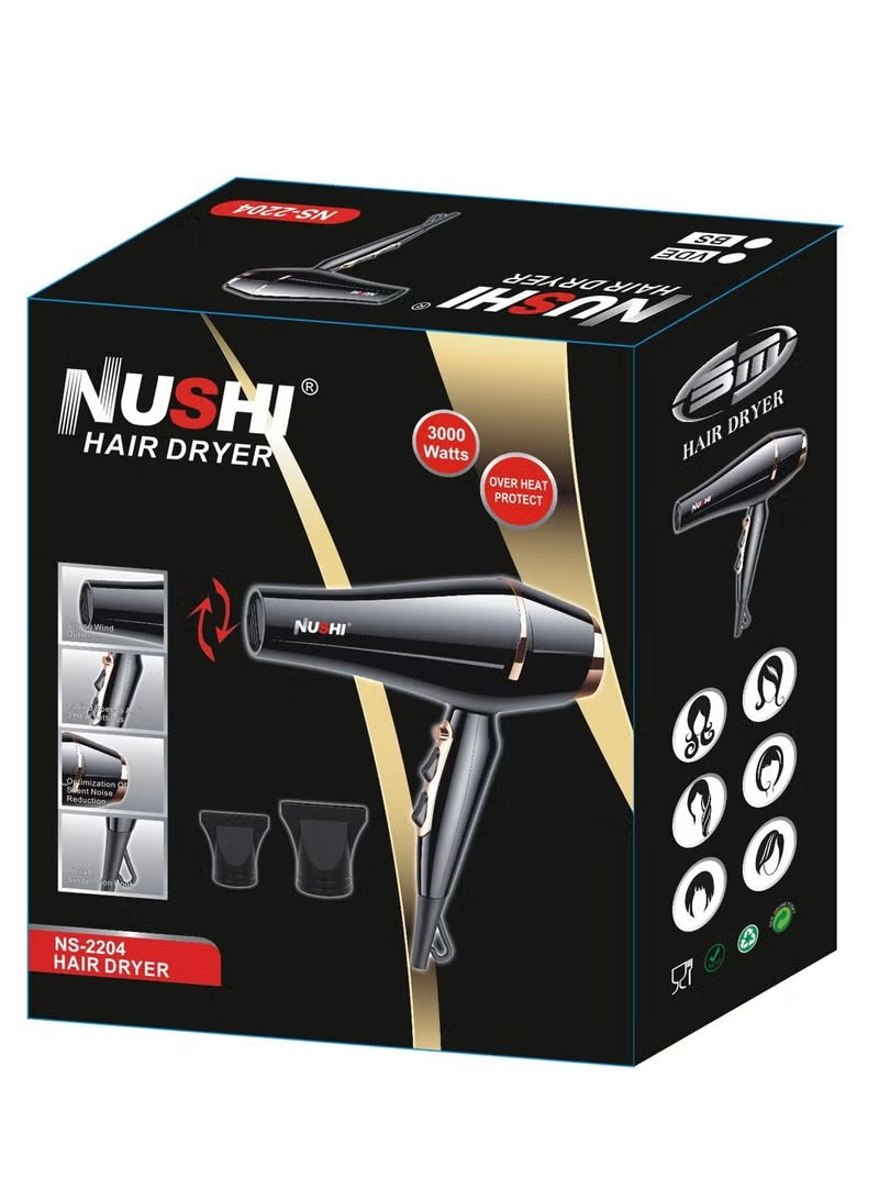 NUSHI NS-2204 Professional Hair Dryer 3000W