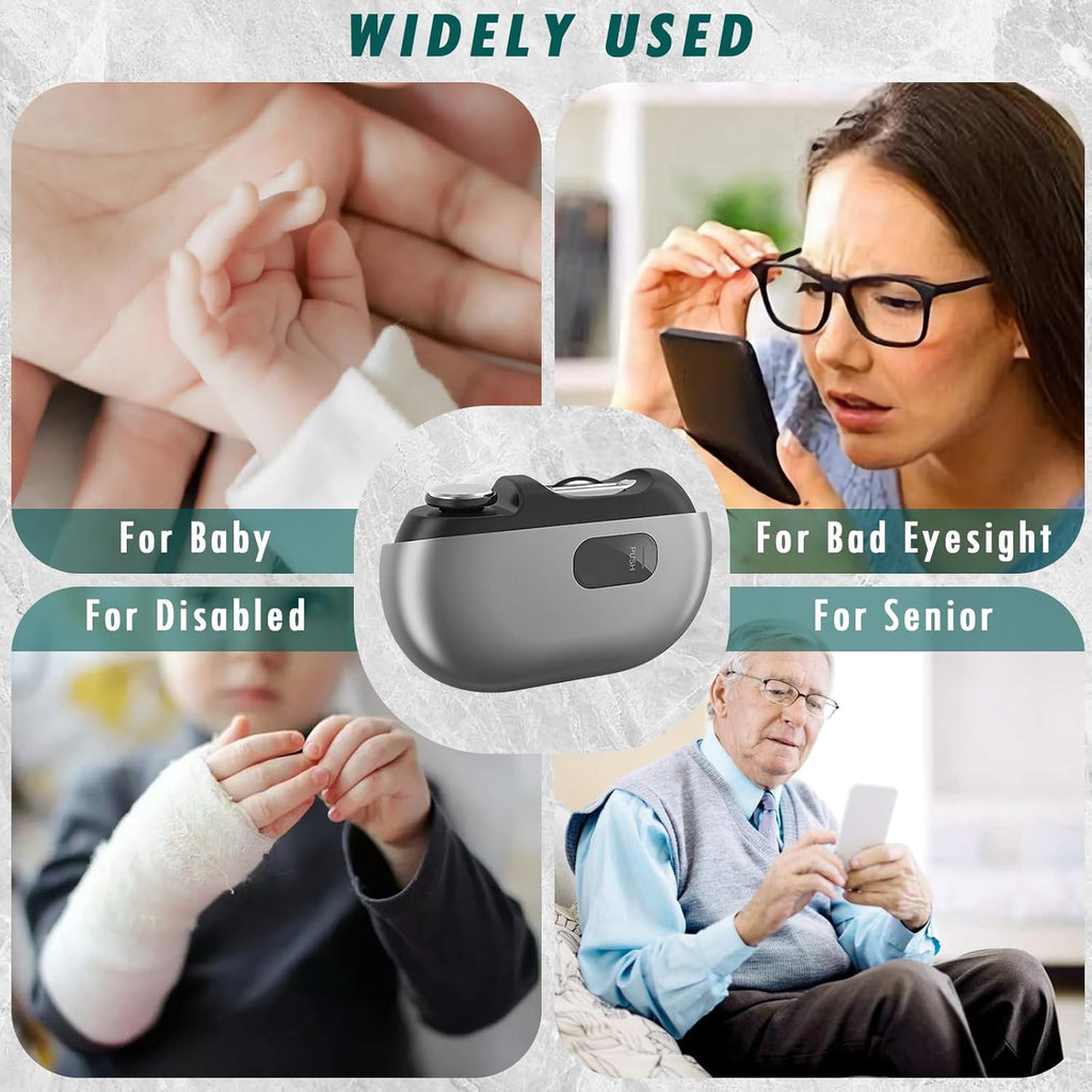 2-in-1 Electric Nail Clipper & File