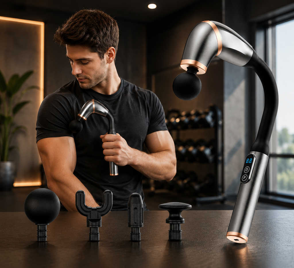 Extended Handle Massage Gun