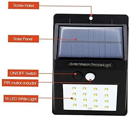 20 LED Solar Motion Sensor Light