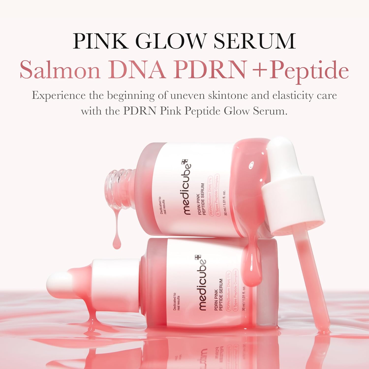 Medicube PDRN Pink Peptide Serum with Niacinamide