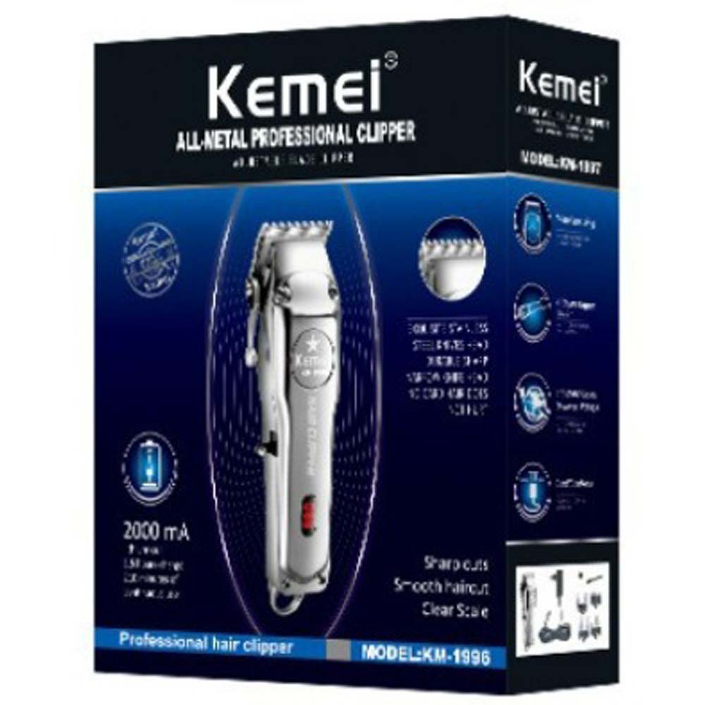 Kemei KM-1996 Professional Cordless Hair Clipper