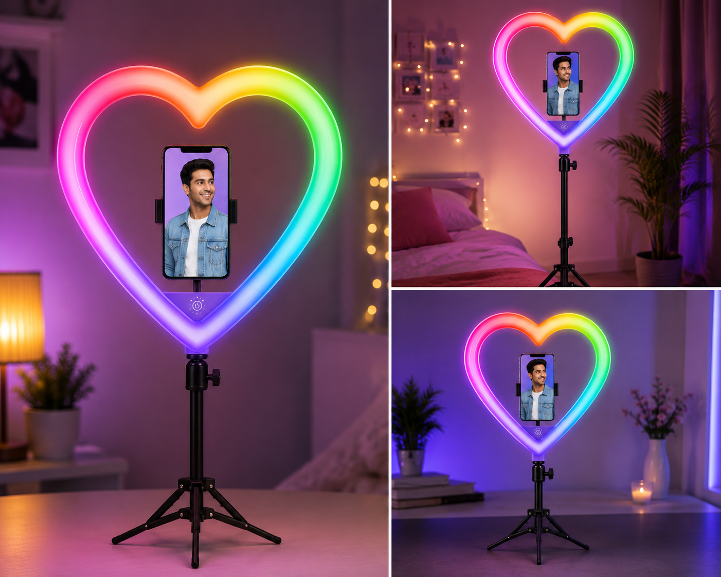 JM26-10 RGB LED Heart