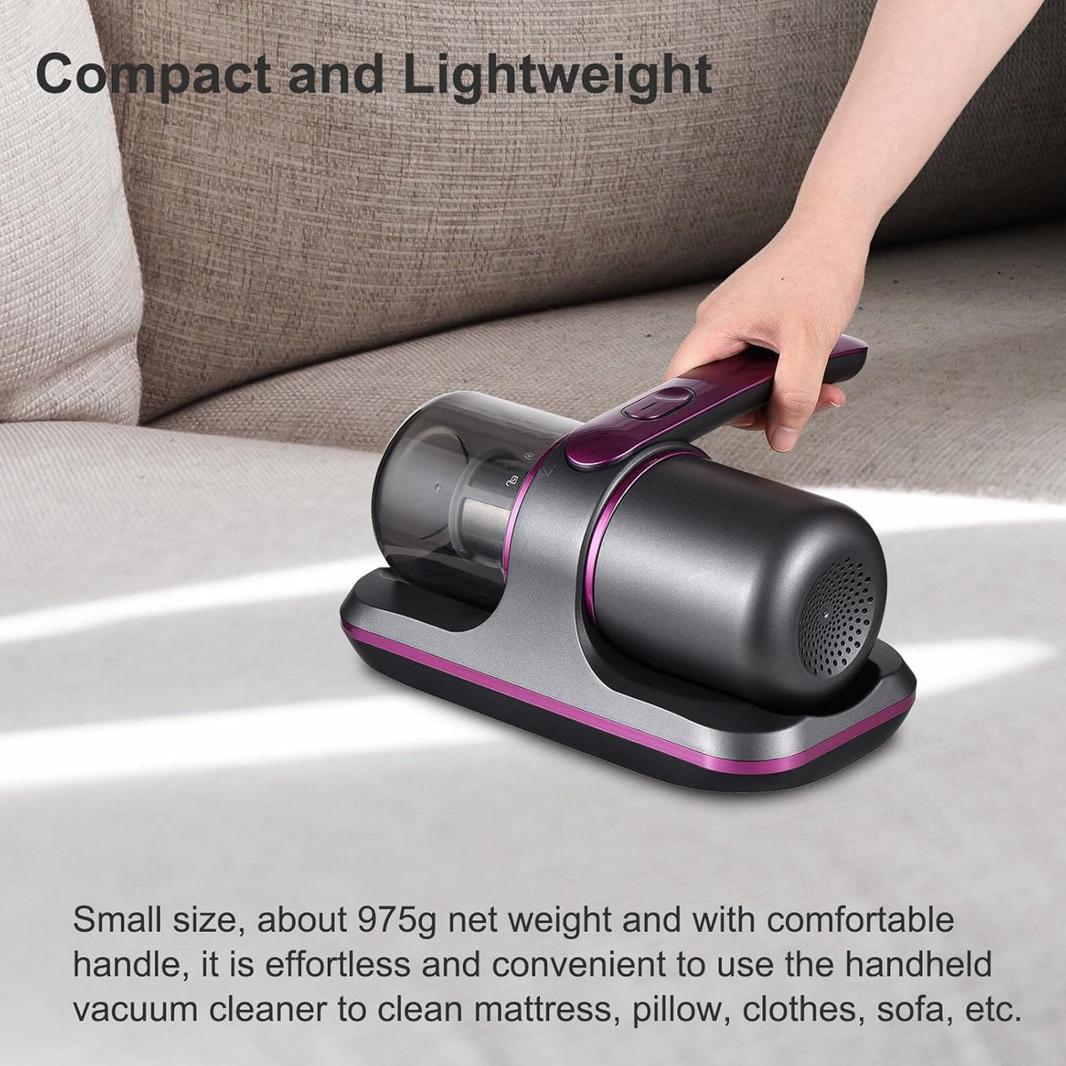 100W Cordless Mattress Vacuum