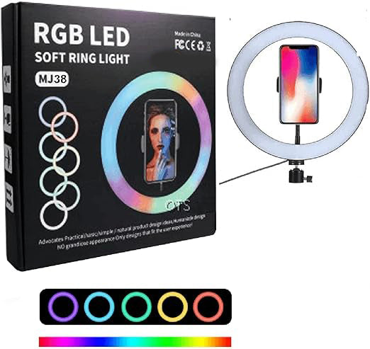 MJ38 RGB 25W Soft Ring Light