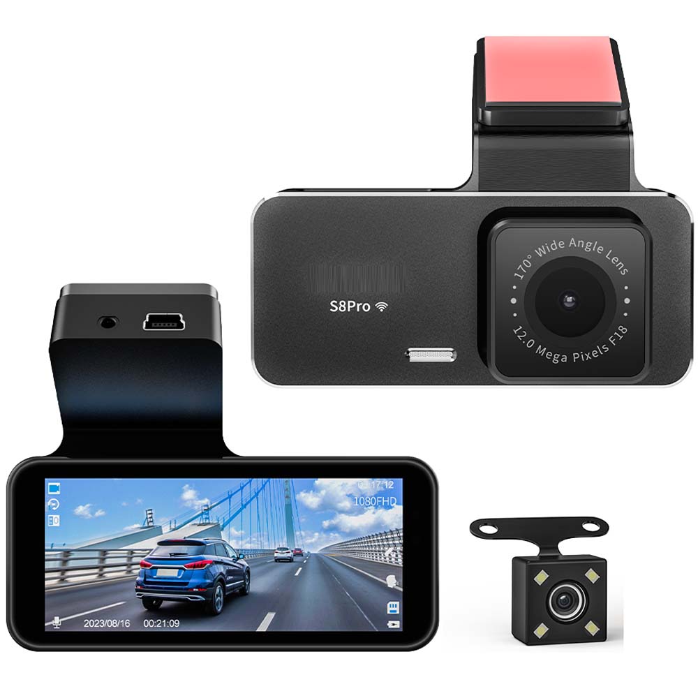 2K+1080P Dual Dash Cam