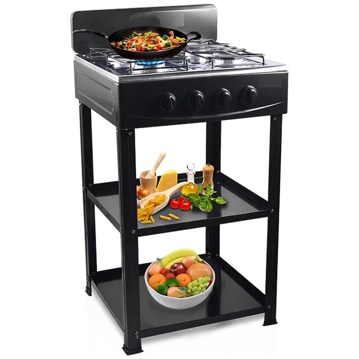 4-Burner Outdoor Gas Stove with Detachable