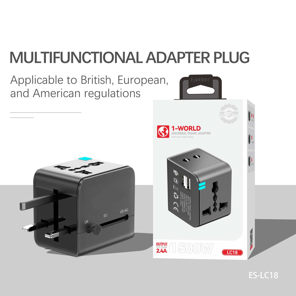 Universal Travel Adapter - Worldwide Mobile