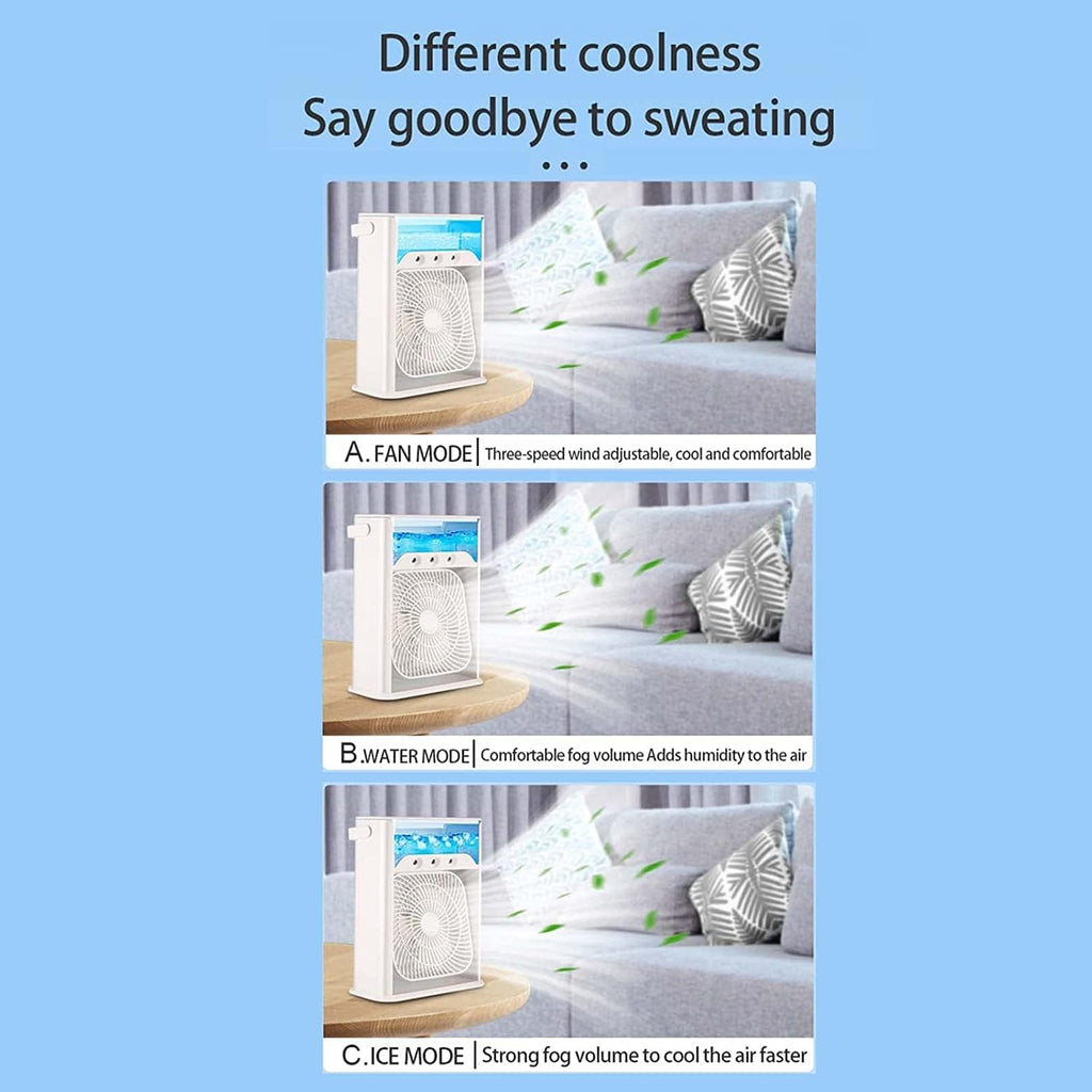 3-in-1 Portable Water Cooling Fan