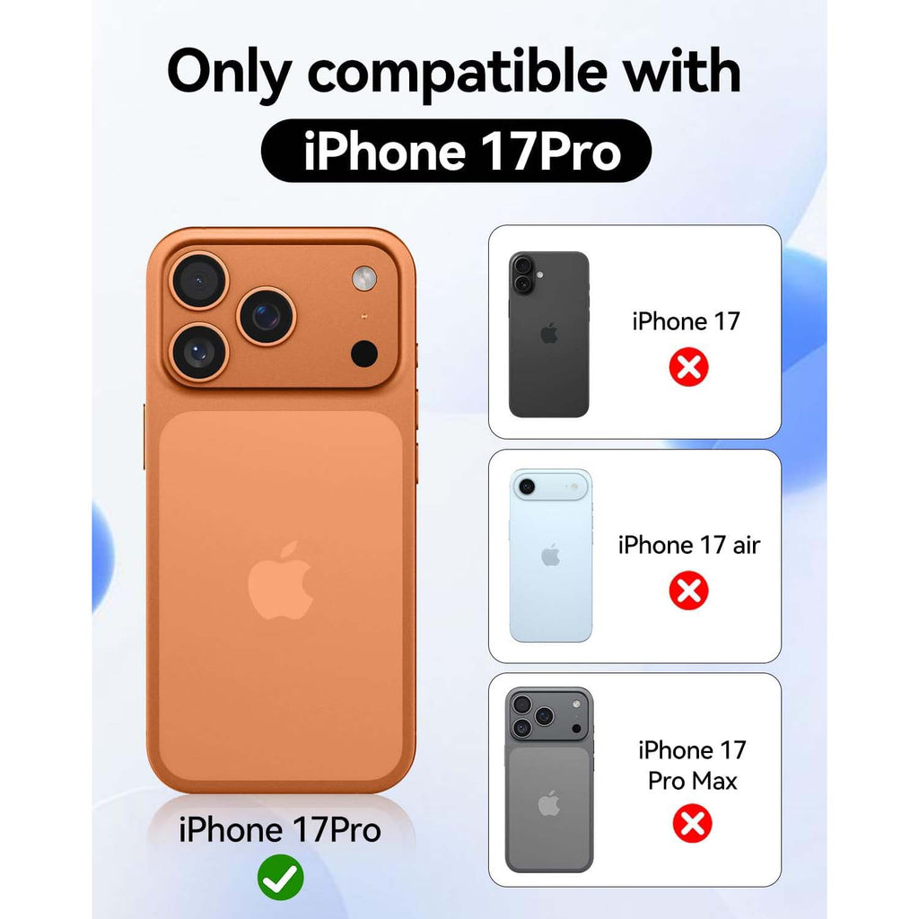 Crystal Clear Case for iPhone 17 Pro 6.3"