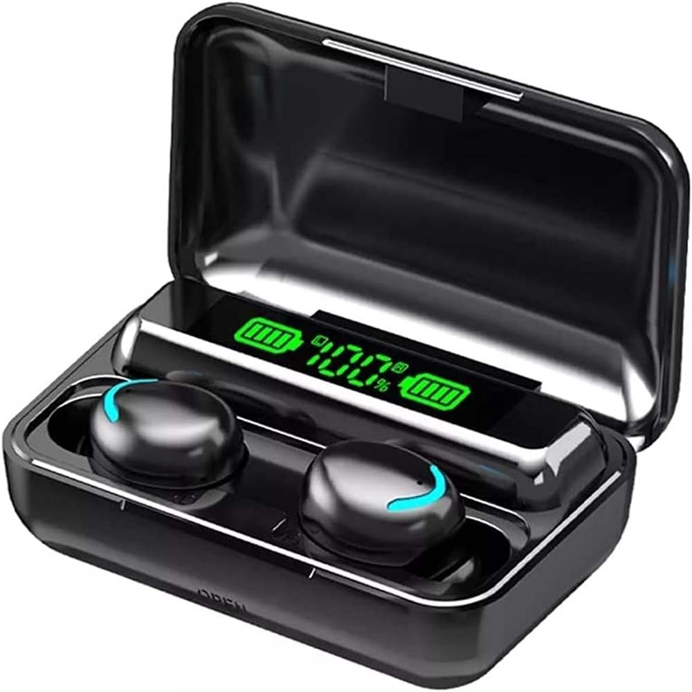 F9-5 Bluetooth Earbuds with 3500mAh Power Bank