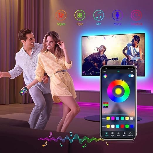 5m Bluetooth LED Strip with USB RGB