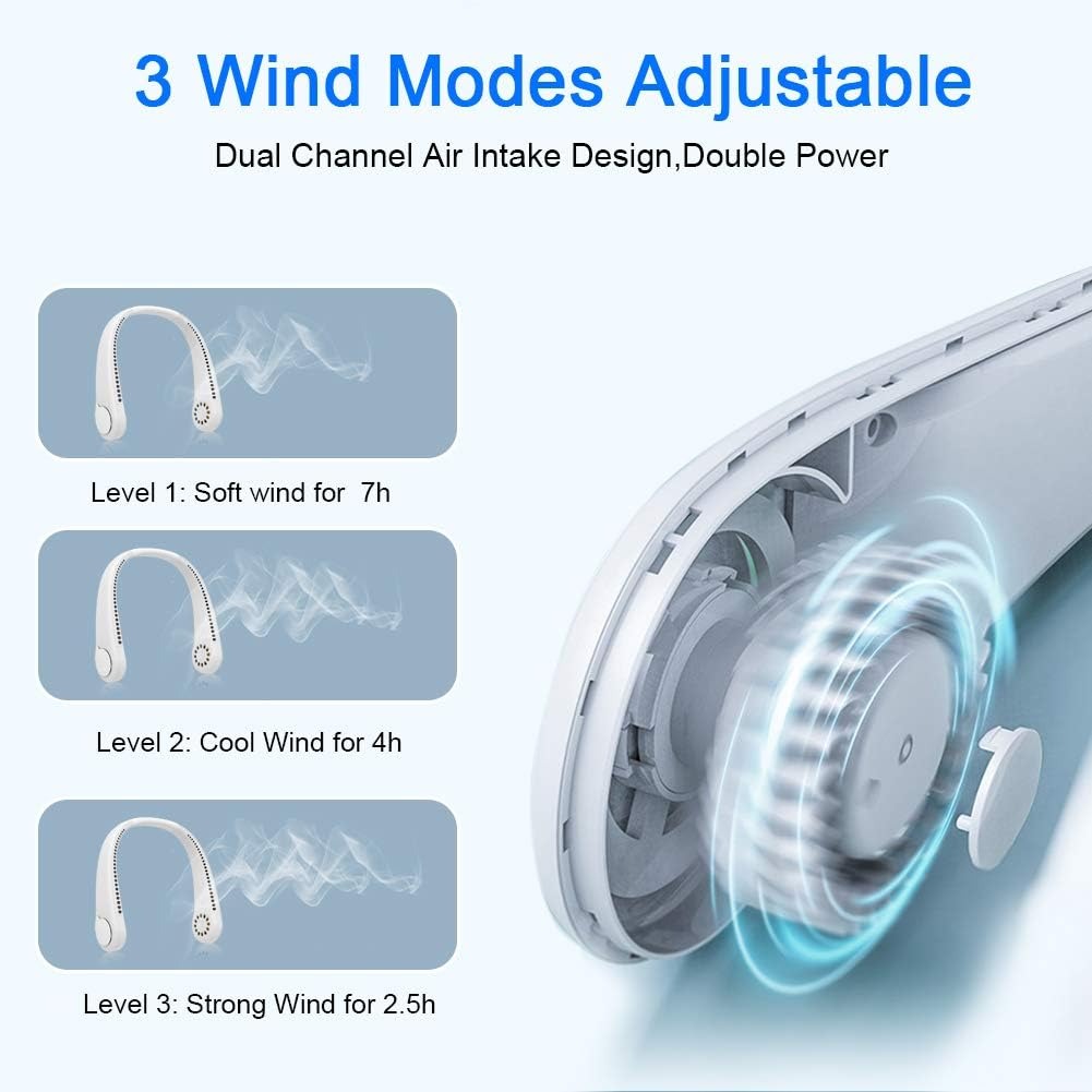 Mini Neck Fan - Bladeless Rechargeable
