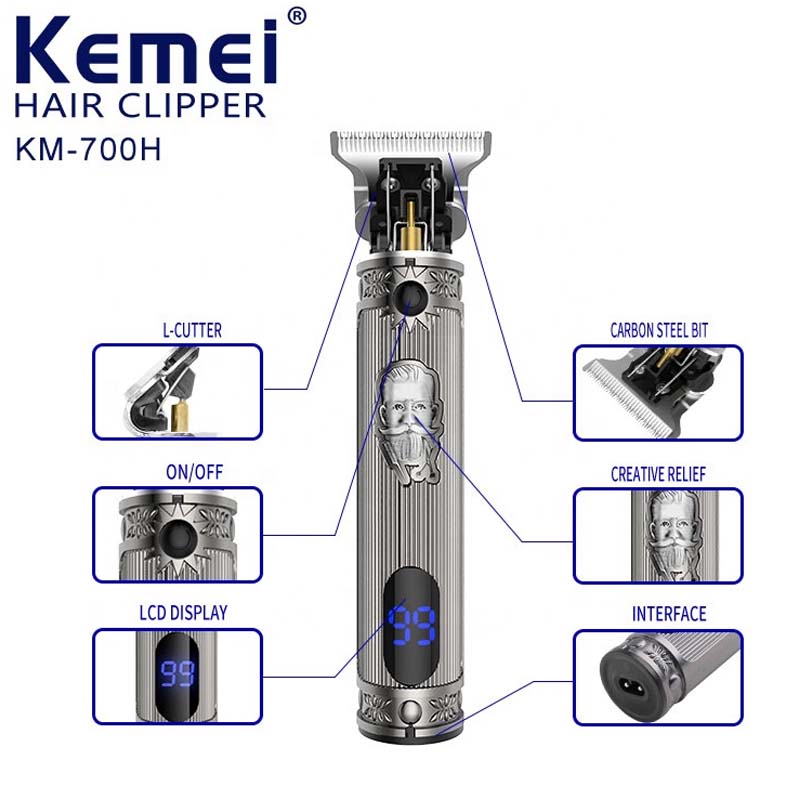 KM-700H Professional Cordless Hair Clipper