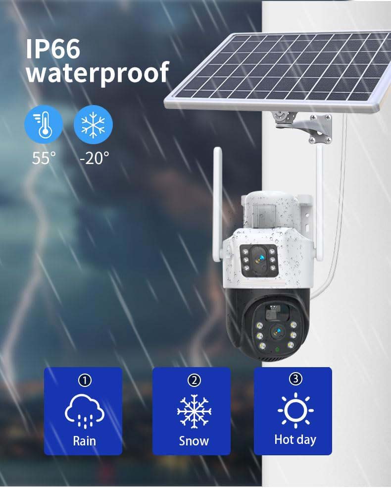 4G LTE Solar Battery Outdoor Camera