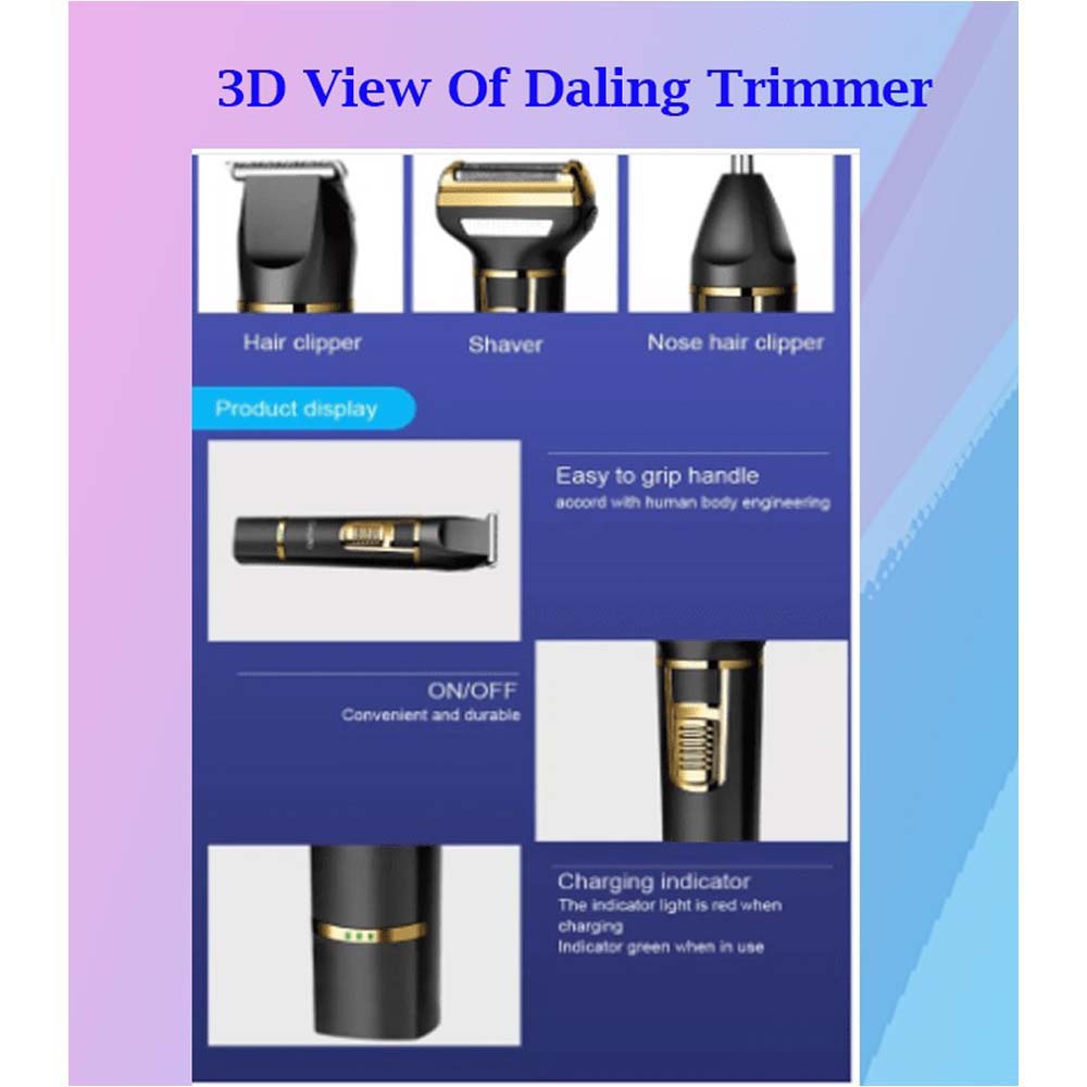 3-in-1 Professional Hair Clippers for Men