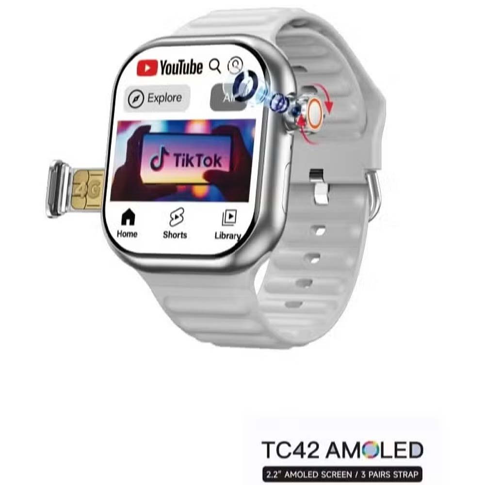 TC42 AMOLED 4G Smartwatch.
