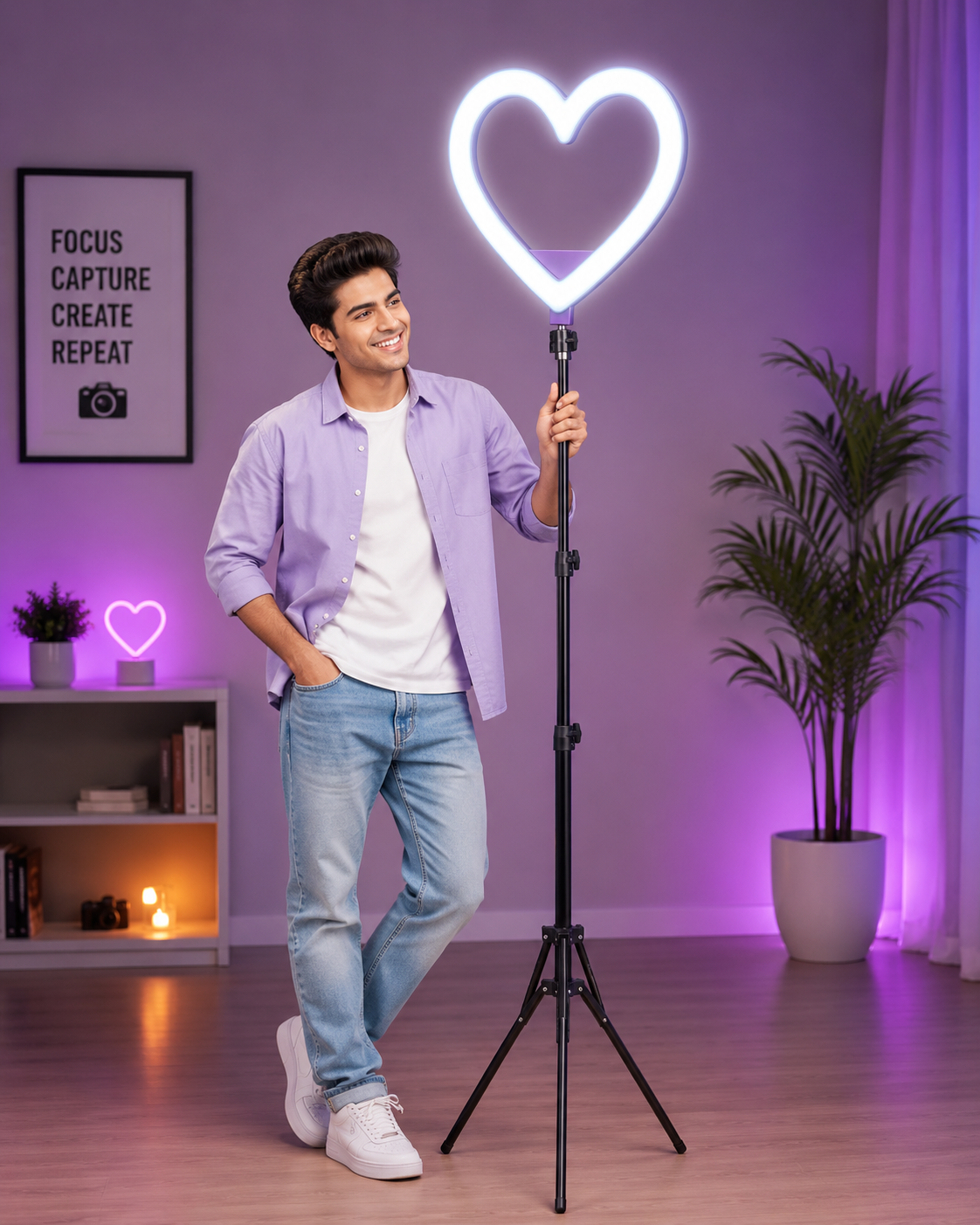 JM26-10 RGB LED Heart