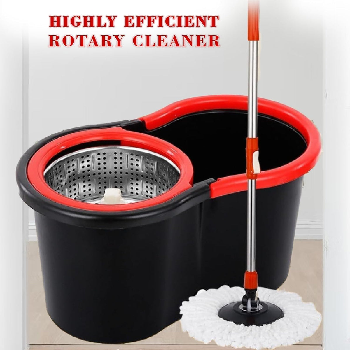Easy Spin Mop and Bucket Set with 360°