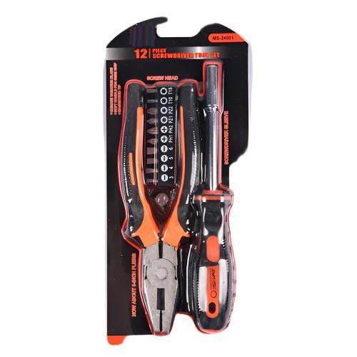 12-Piece Tool Kit | Compact Screwdriver Tool
