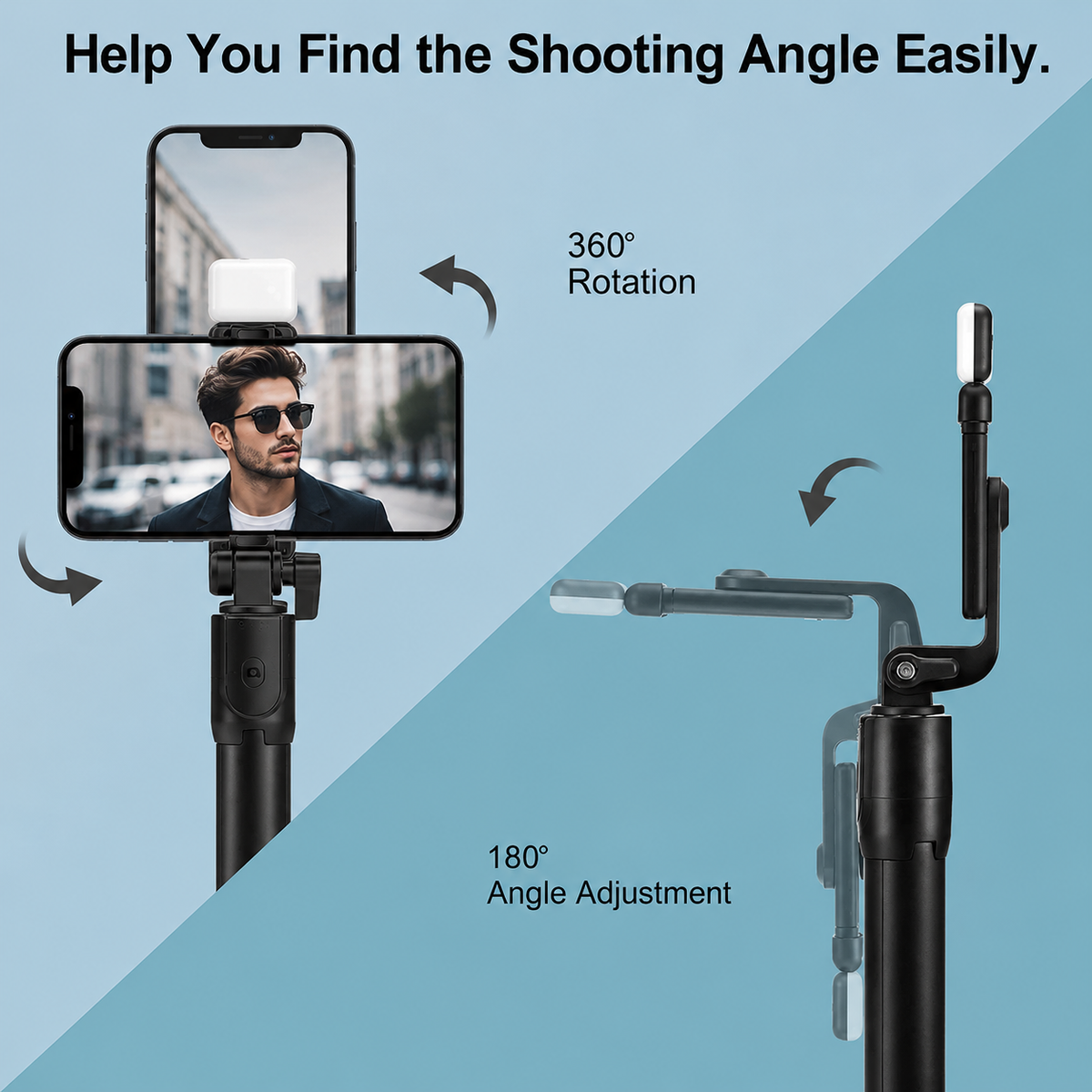 Selfie Stick, Bluetooth Extendable Selfie Stick