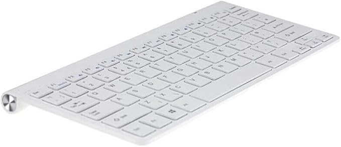 White Compact Wireless Keyboard