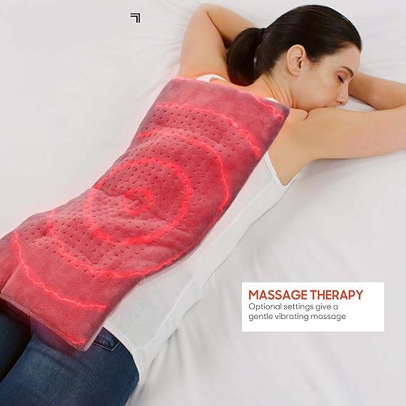 Heat Massaging Weighted Heating Pad