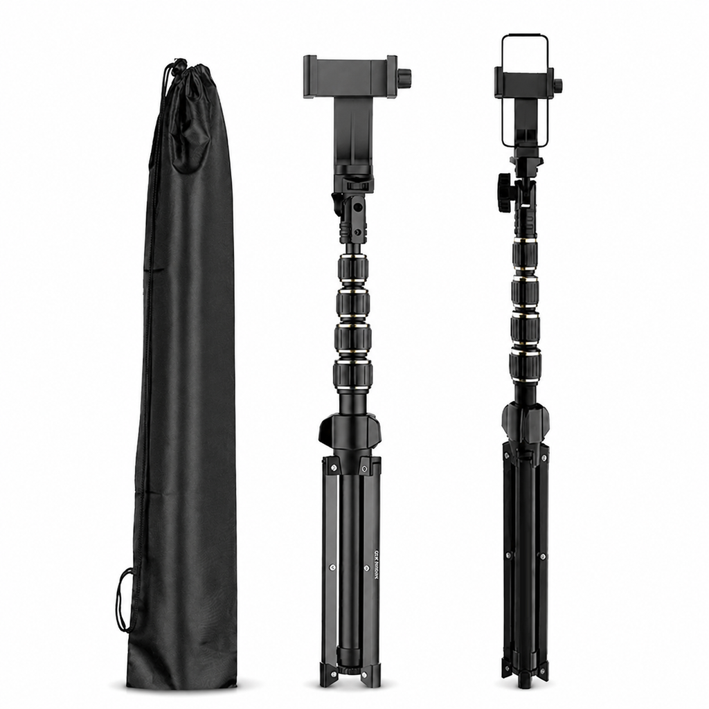 All-in-One 200cm Adjustable Aluminum Tripod Stand