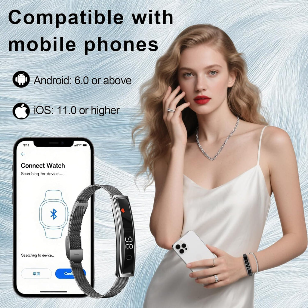 Ultra-Light Smart Fitness Watch for Men & Women